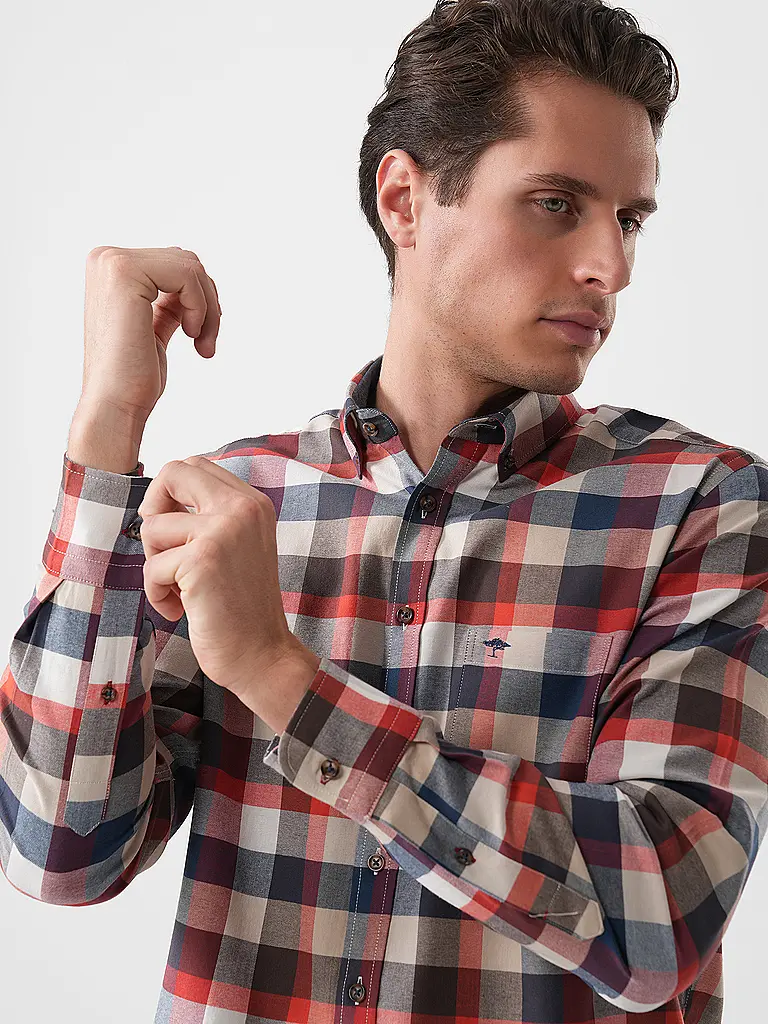 FYNCH-HATTON | Camicia di flanella Regular Fit | 