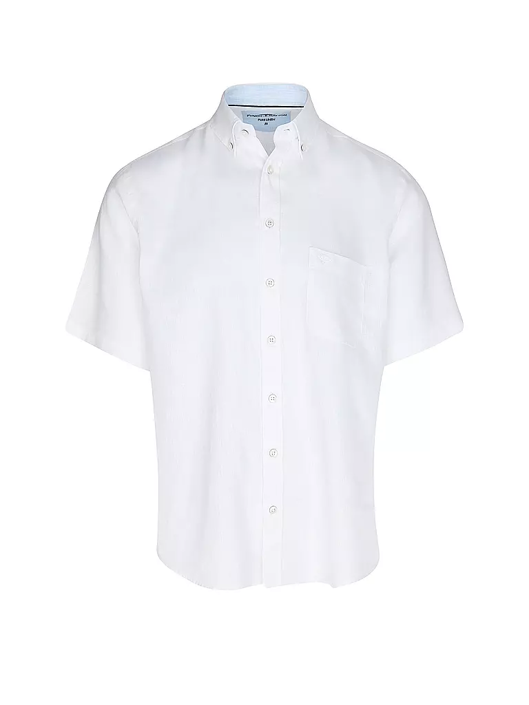 FYNCH-HATTON | Camicia di lino casual fit | Bianco