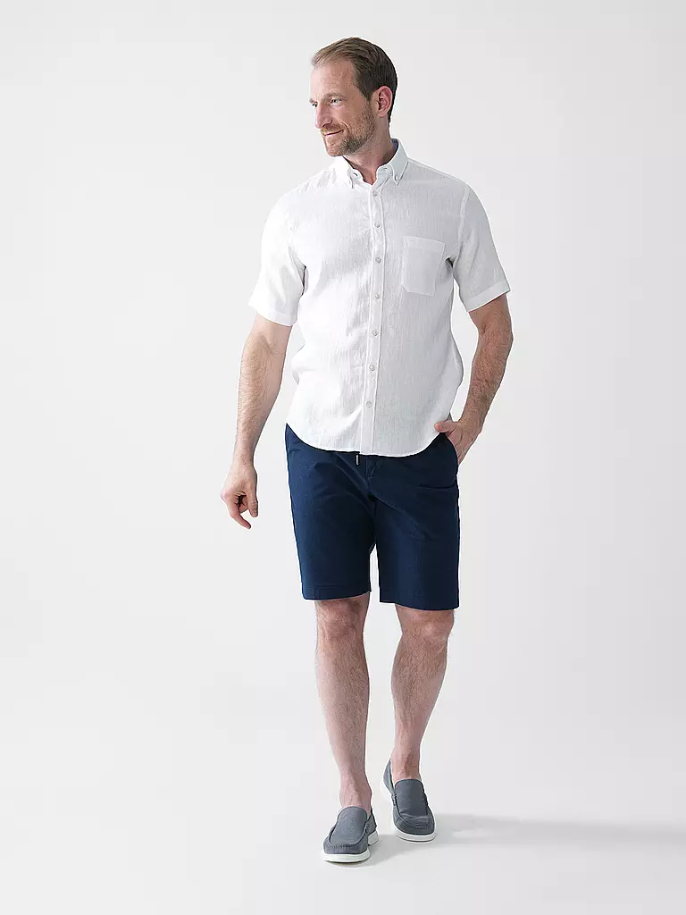 FYNCH-HATTON | Camicia di lino casual fit | Bianco