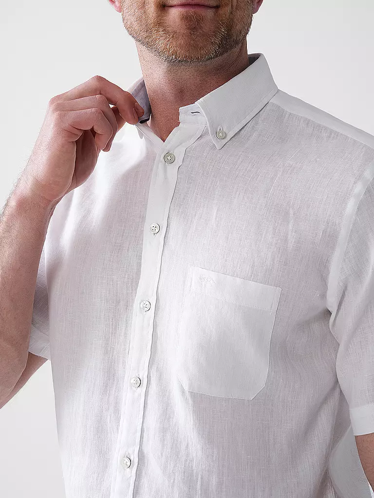 FYNCH-HATTON | Camicia di lino casual fit | 
