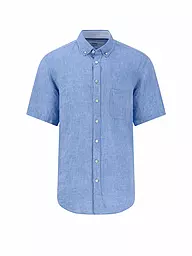 FYNCH-HATTON | Camicia di lino vestibilità casual | Blu