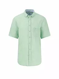 FYNCH-HATTON | Camicia di lino vestibilità casual | Verde chiaro