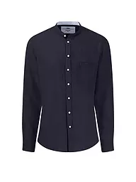 FYNCH-HATTON | Camicia di lino vestibilità casual | Blu scuro