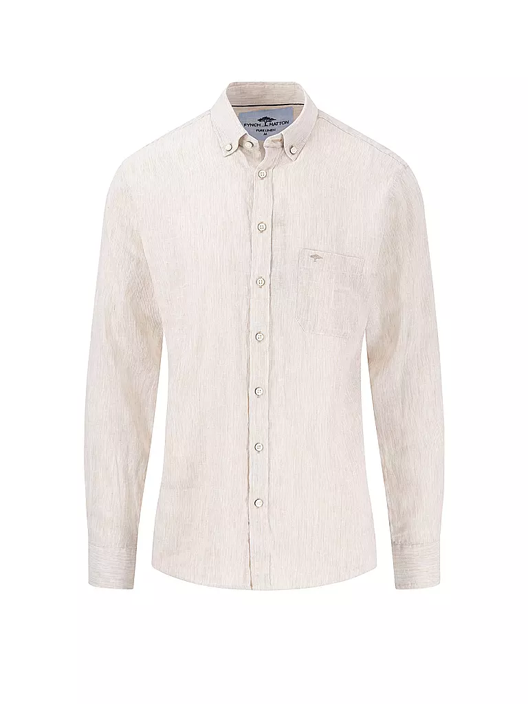 FYNCH-HATTON | Camicia di lino vestibilità casual | Beige