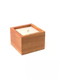 FYNCH-HATTON | Candela da esterno 20x20cm CAPETOWN quadrata bianca | Marrone chiaro