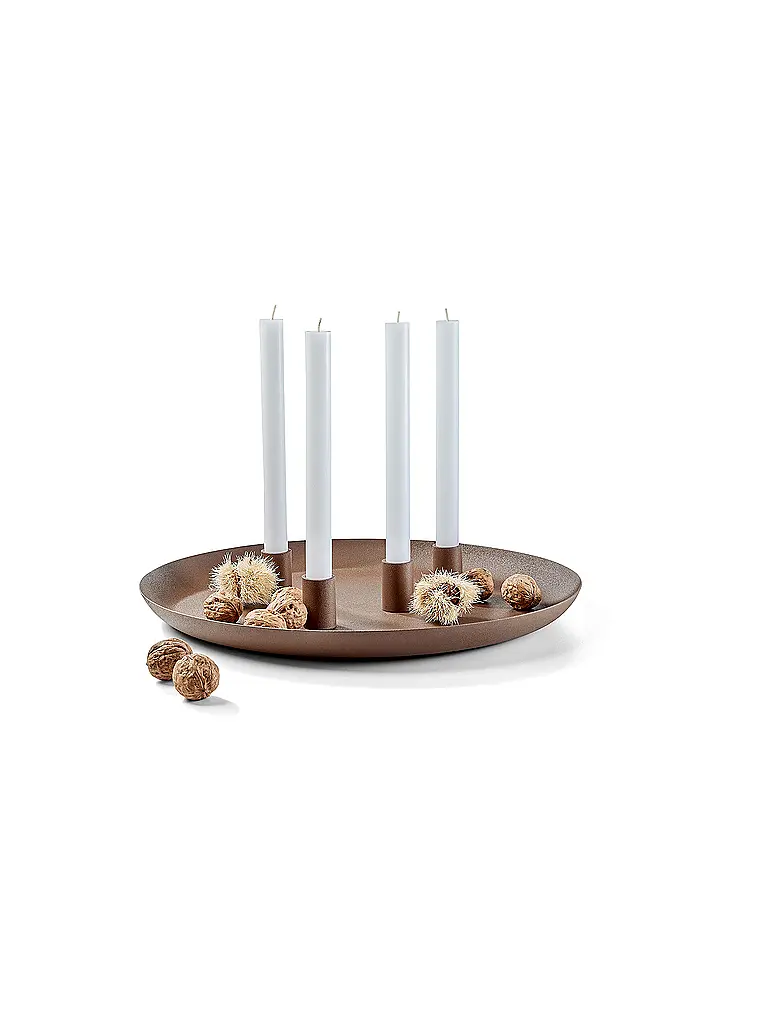 FYNCH-HATTON | Candelabro 30cm MIOTO Walnut | 