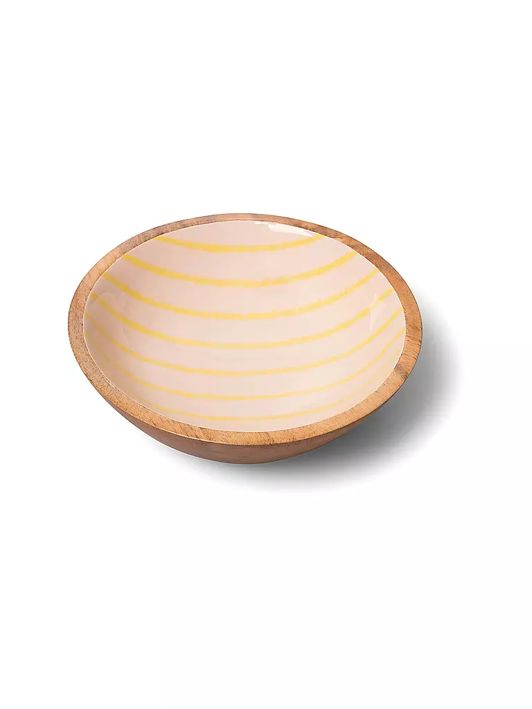 FYNCH-HATTON | Ciotola 30cm SINGITA Lemon Stripe | Giallo