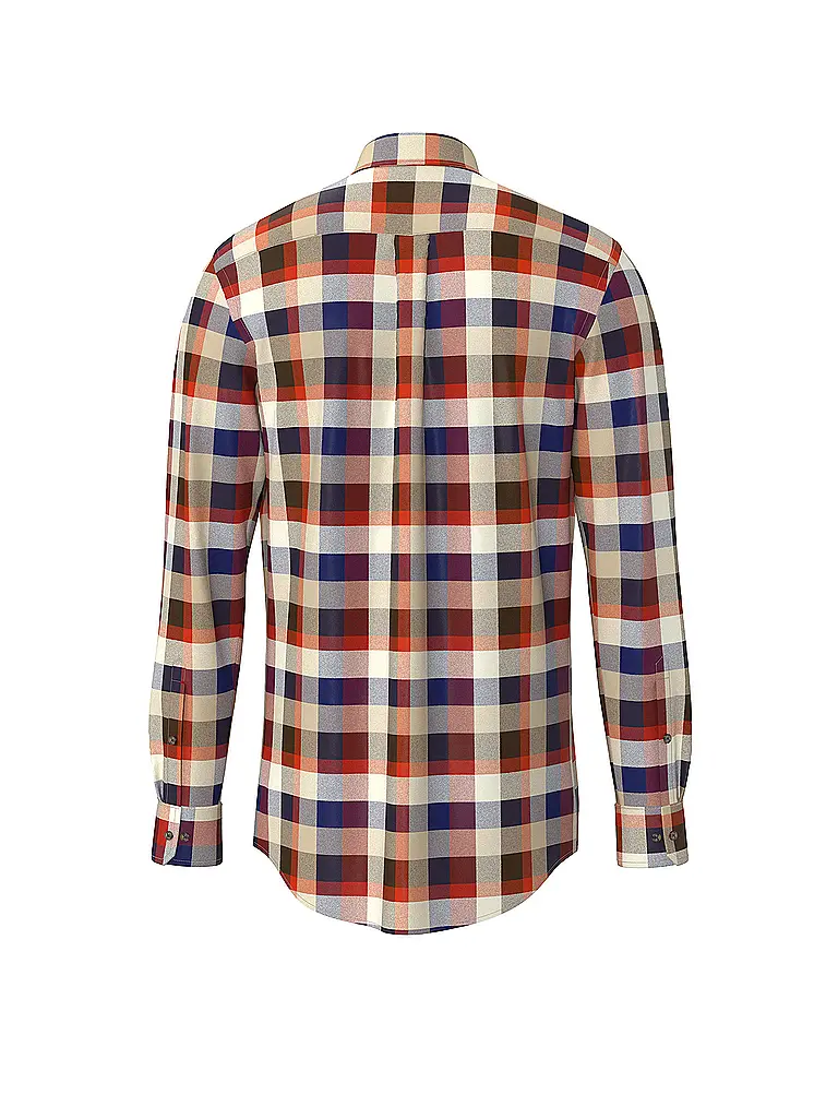 FYNCH-HATTON | Flanellhemd Regular Fit  | Rosso