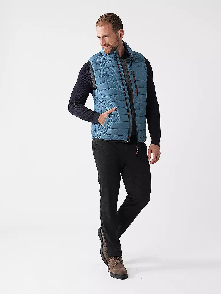 FYNCH-HATTON | Gilet trapuntato | Blu chiaro