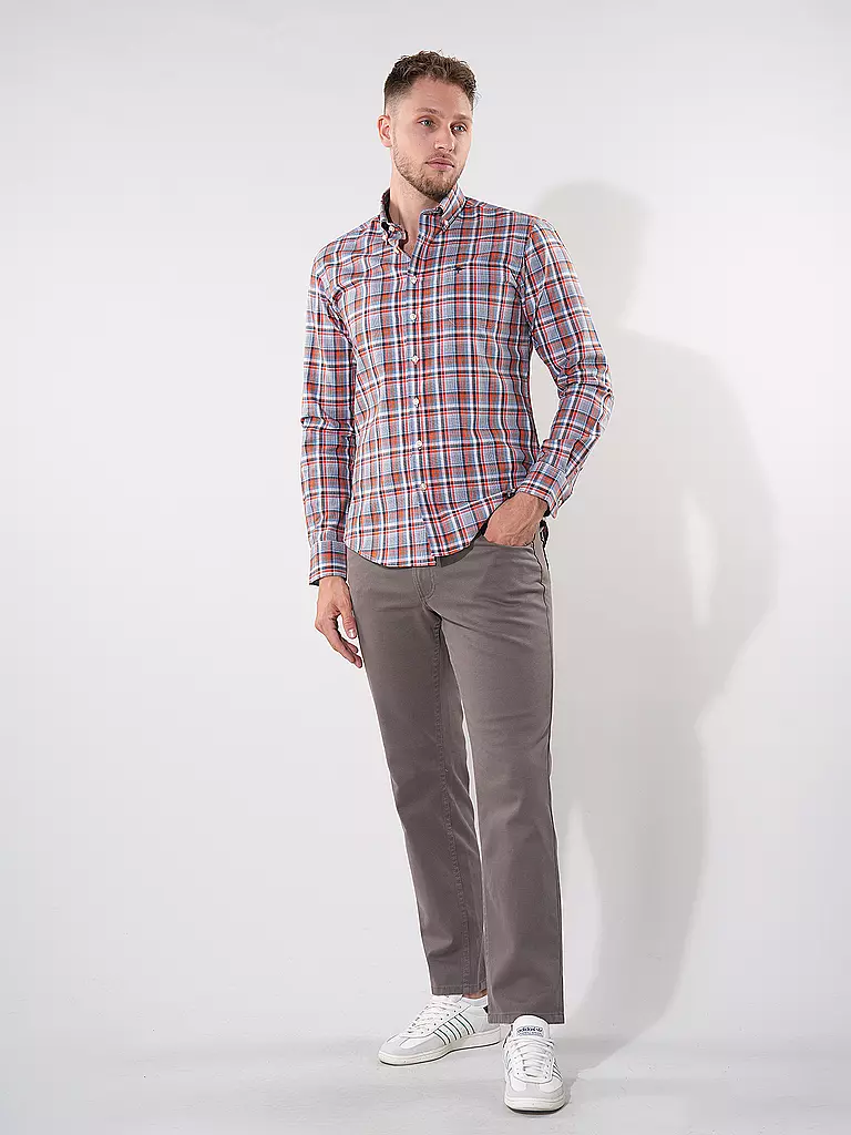 FYNCH-HATTON | Hemd Casual Fit | Arancione