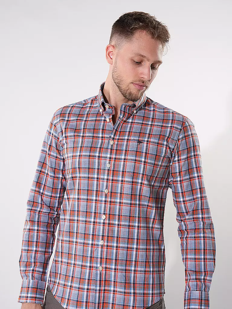 FYNCH-HATTON | Hemd Casual Fit | Arancione