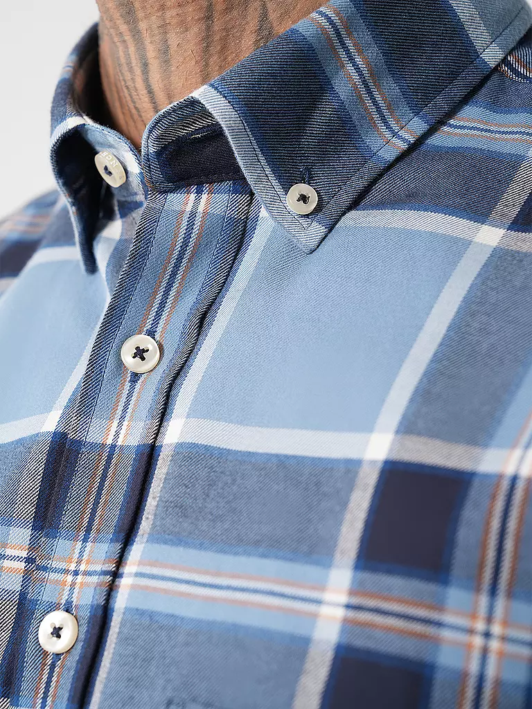 FYNCH-HATTON | Hemd Casual Fit | Blu scuro