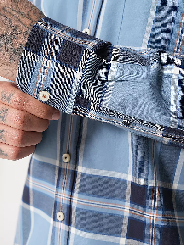 FYNCH-HATTON | Hemd Casual Fit | Blu scuro