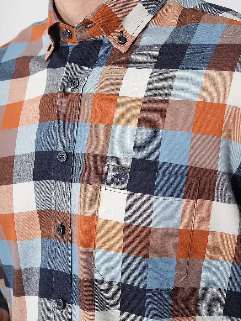 FYNCH-HATTON | Hemd Casual Fit | Marrone