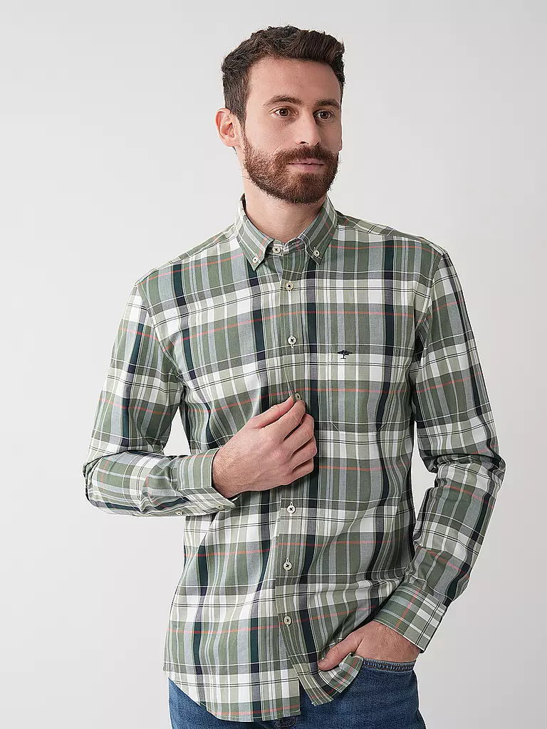 FYNCH-HATTON | Hemd Causal Fit | Verde