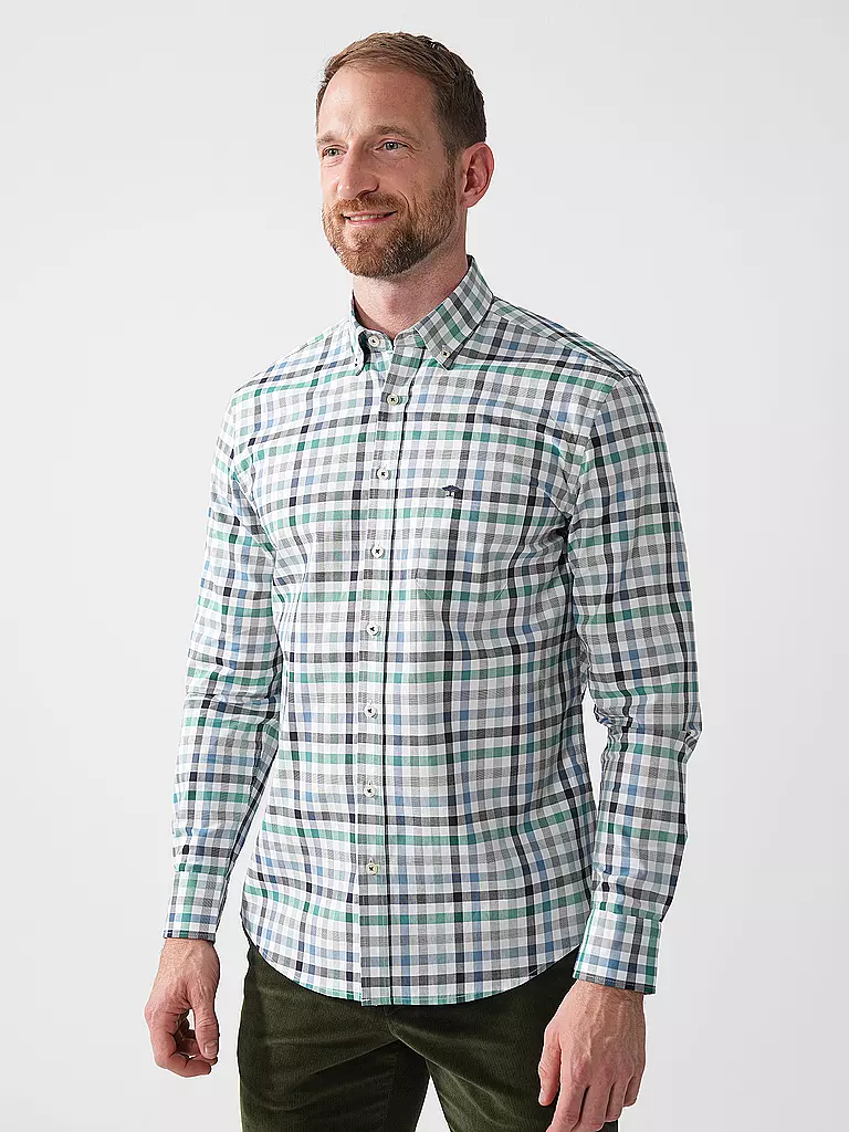 FYNCH-HATTON | Hemd Regular Fit  | Verde chiaro