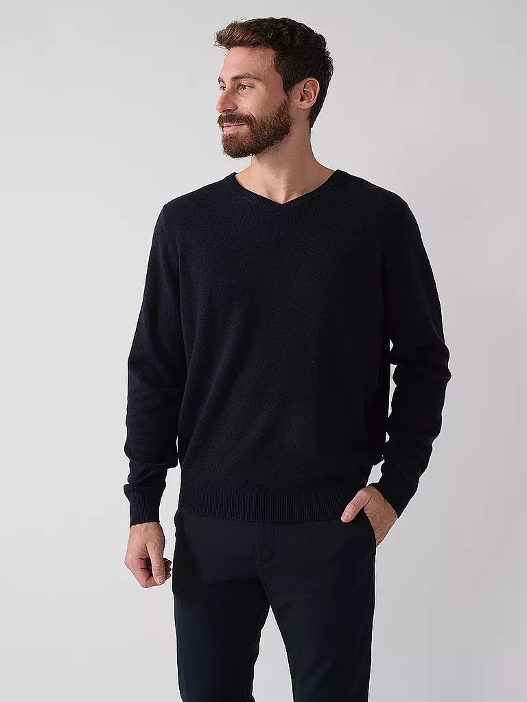 FYNCH-HATTON | Kaschmirpullover | Blu scuro