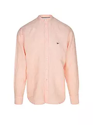 FYNCH-HATTON | Leinenhemd Casual Fit | Arancione