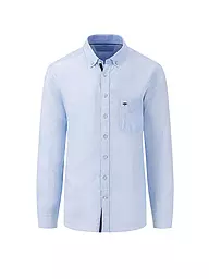 FYNCH-HATTON | Leinenhemd Casual Fit | Blu chiaro