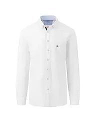 FYNCH-HATTON | Leinenhemd Casual Fit | Bianco
