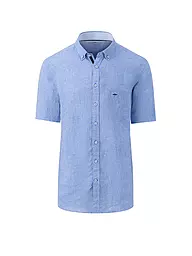 FYNCH-HATTON | Leinenhemd Casual Fit | Blu chiaro