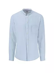 FYNCH-HATTON | Camicia di lino vestibilità casual | Blu chiaro
