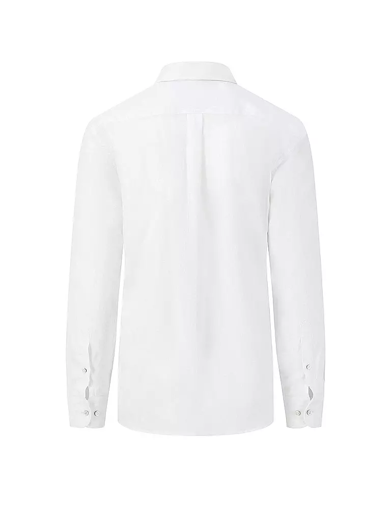 FYNCH-HATTON | Leinenhemd Casual Fit | Bianco