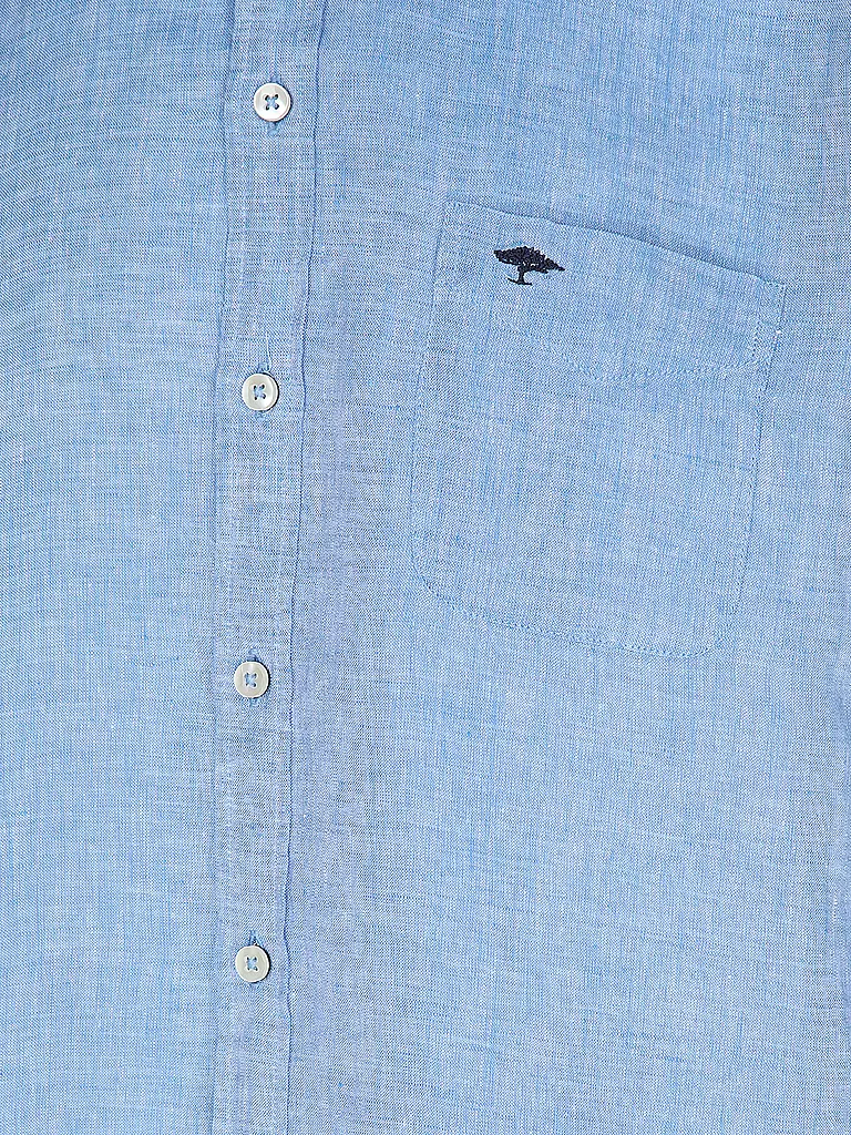 FYNCH-HATTON | Leinenhemd Casual Fit | Blu