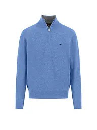 FYNCH-HATTON | Pullover Troyer | Blu chiaro