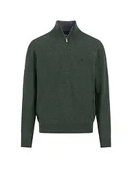 FYNCH-HATTON | Pullover Troyer | Verde scuro