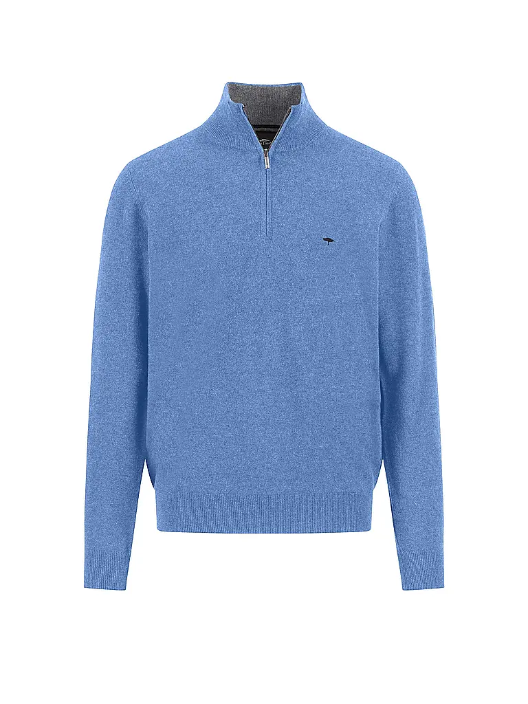 FYNCH-HATTON | Pullover Troyer | Blu chiaro