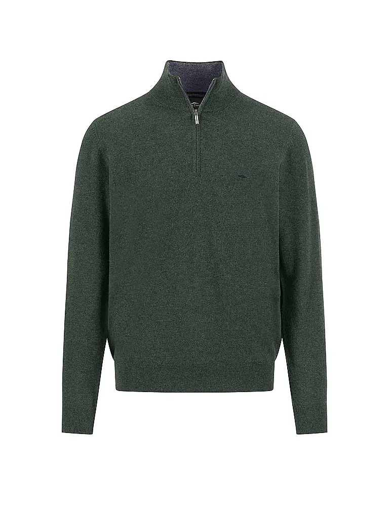 FYNCH-HATTON | Pullover Troyer | Verde scuro