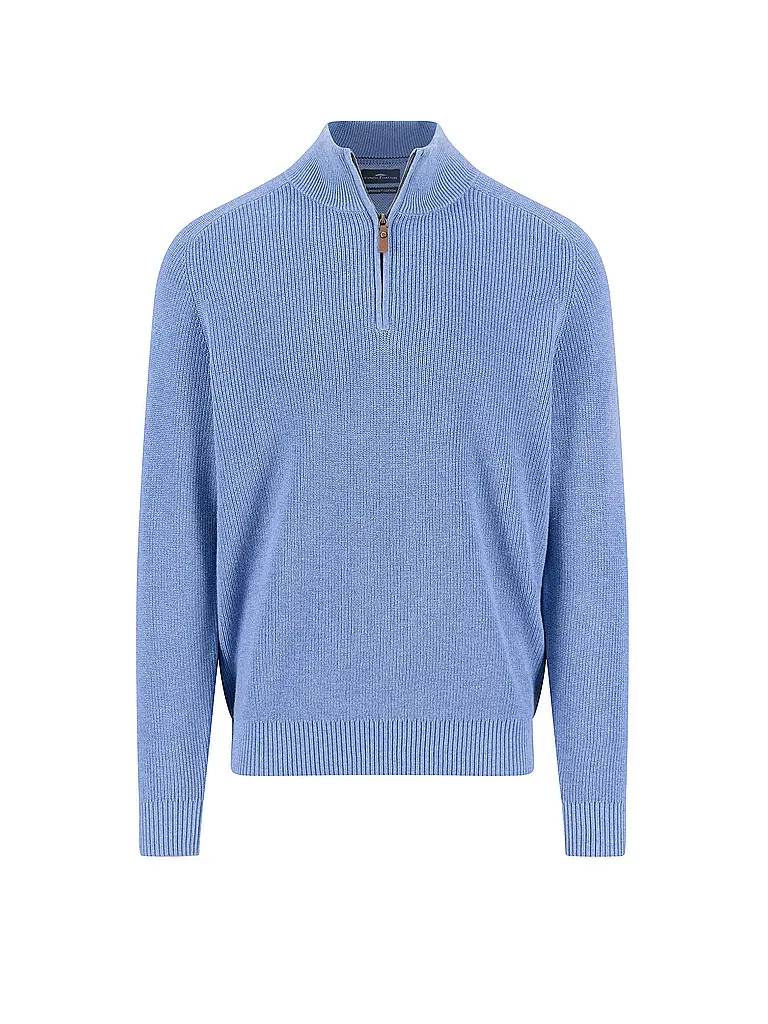 FYNCH-HATTON | Pullover Troyer | Blu chiaro