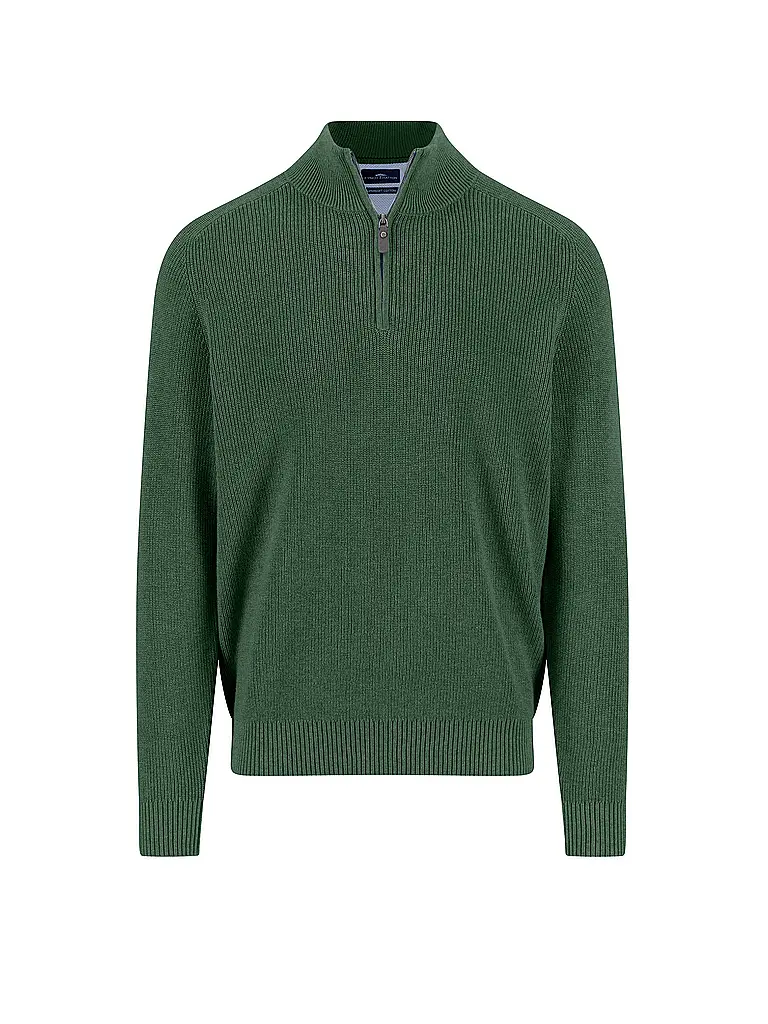 FYNCH-HATTON | Pullover Troyer | Verde scuro