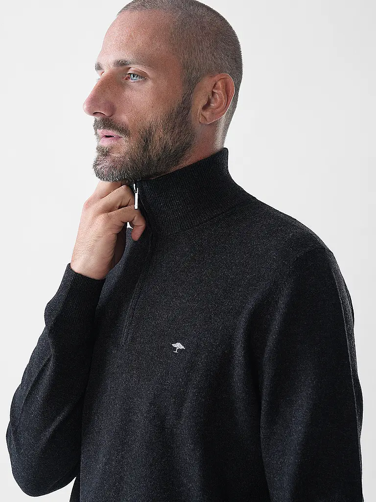 FYNCH-HATTON | Pullover Troyer | Grigio
