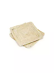 FYNCH-HATTON | Set da tavola 4 pezzi 33x33cm UTAMU Marrone | Beige