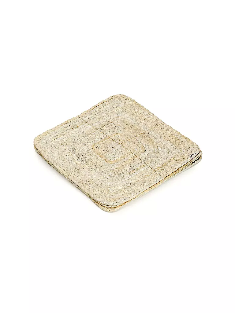 FYNCH-HATTON | Set da tavola 4 pezzi 33x33cm UTAMU Bianco sporco | Beige