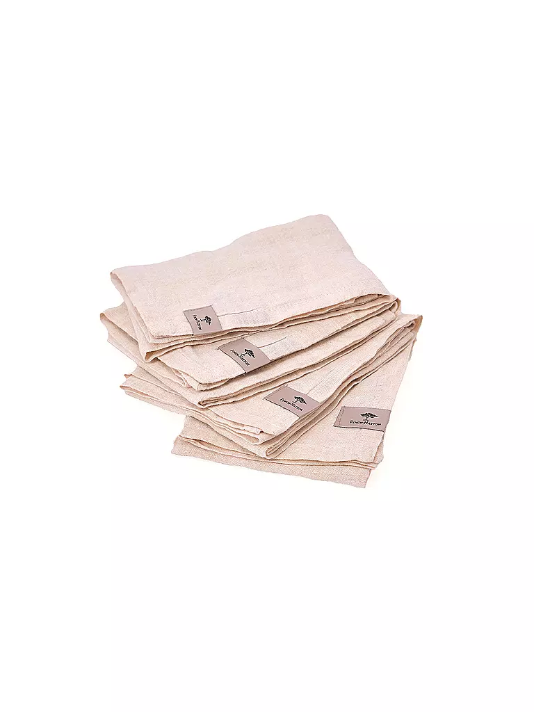FYNCH-HATTON | Set di 4 tovaglioli 50x50cm SANDIBE Grigio Elefante | Grigio chiaro