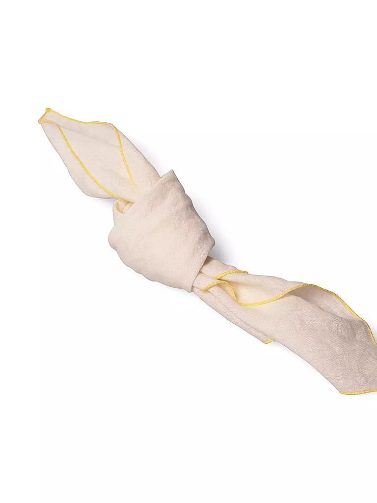 FYNCH-HATTON | Set di 4 tovaglioli di lino 50x50cm Imara | Beige