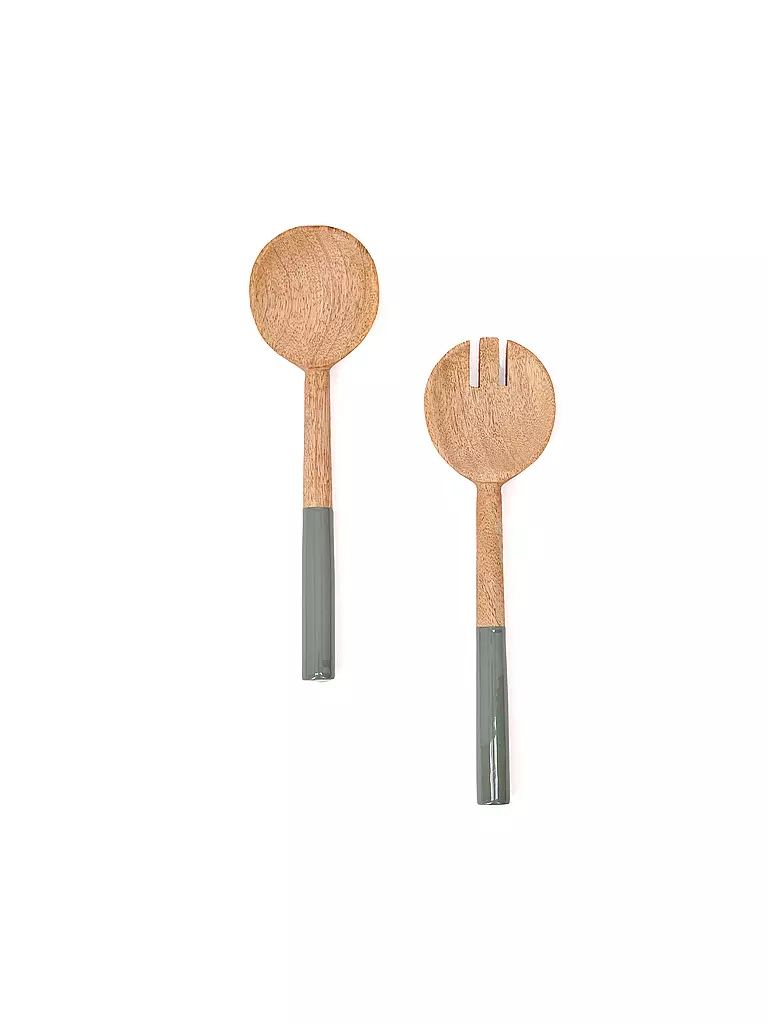 FYNCH-HATTON | Set di posate da insalata 2 pz. KISHA Salvia | Verde chiaro