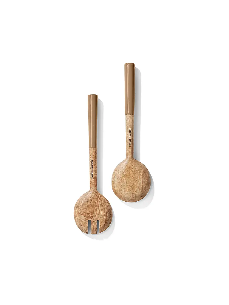FYNCH-HATTON | Set di posate da insalata KISHA Toffee, 2 pezzi | Cammello