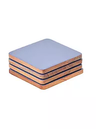 FYNCH-HATTON | Sottobicchieri JALA Set da 4 10x10cm Orchidea | Blu chiaro