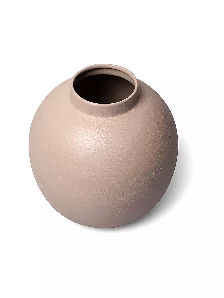 FYNCH-HATTON | Vaso in metallo 19 cm piccolo MOYA Grigio Elefante | Grigio chiaro