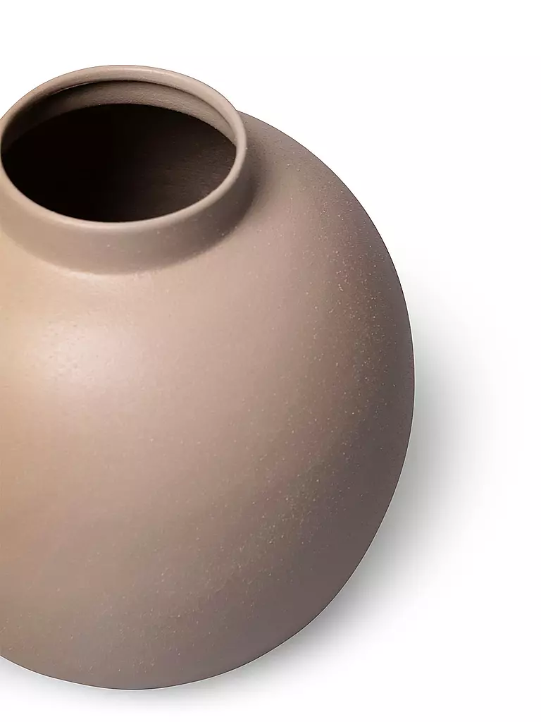 FYNCH-HATTON | Vaso in metallo 19 cm piccolo MOYA Grigio Elefante | Grigio chiaro