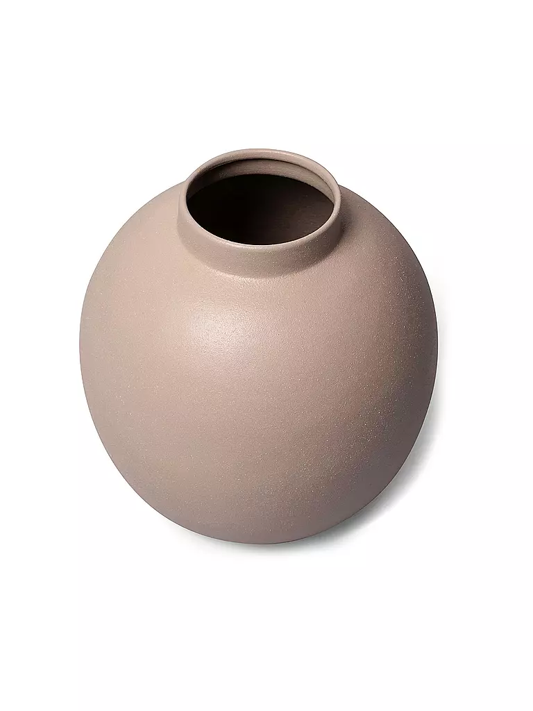 FYNCH-HATTON | Vaso in metallo 28 cm MOYA Grigio Elefante | Grigio chiaro