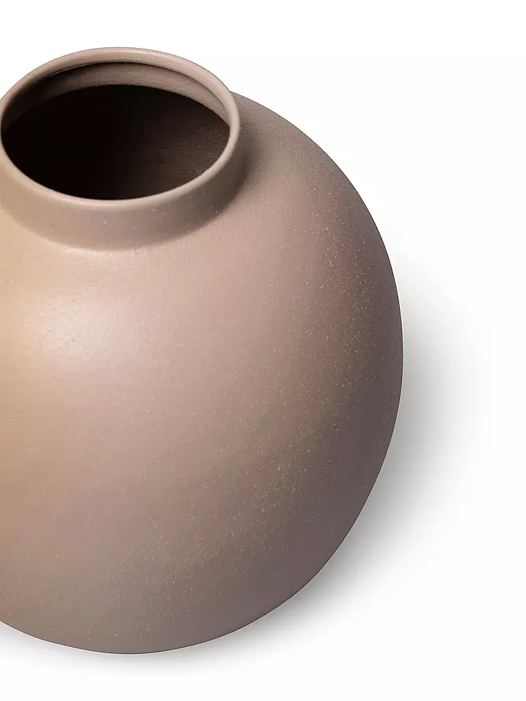 FYNCH-HATTON | Vaso in metallo 28 cm MOYA Grigio Elefante | Grigio chiaro