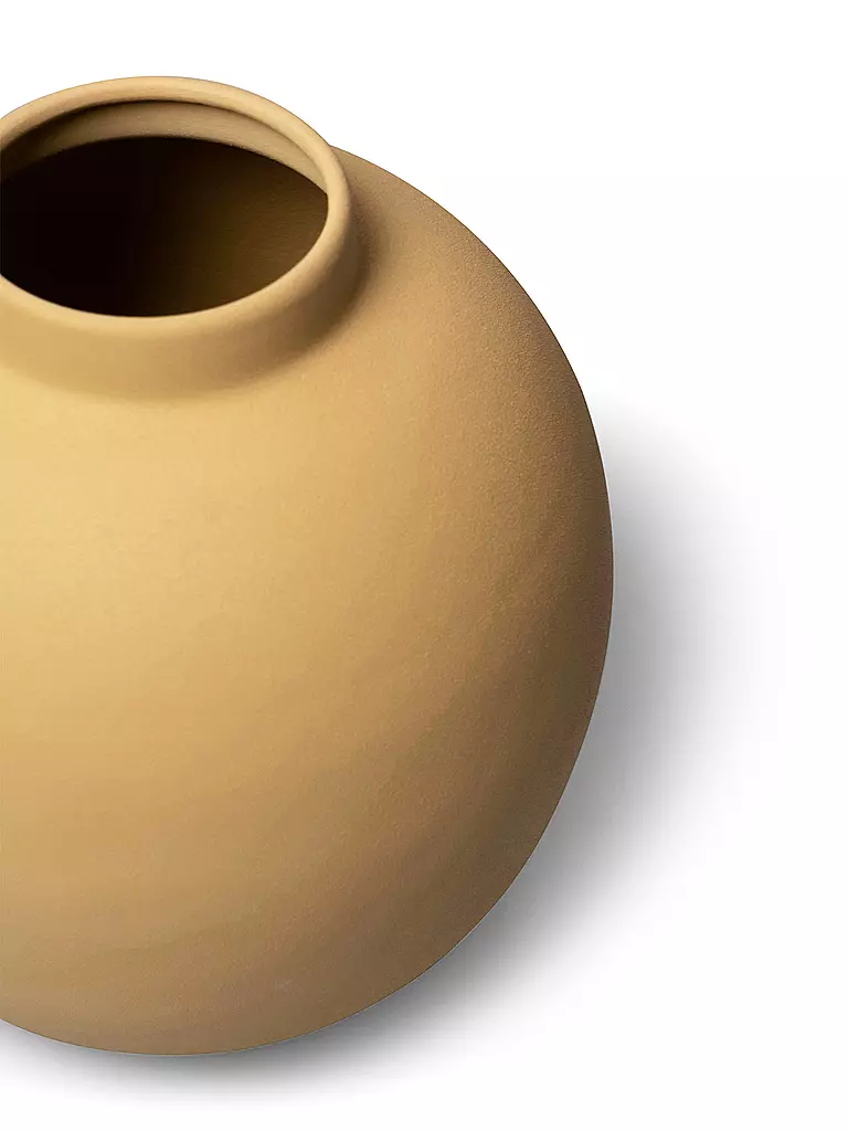 FYNCH-HATTON | Vaso in metallo MOYA Corn, 28 cm | Giallo