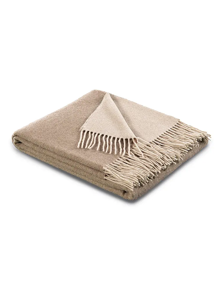 FYNCH-HATTON | Wolldecke - Plaid KIBO 130x170cm Nature Sand | Beige