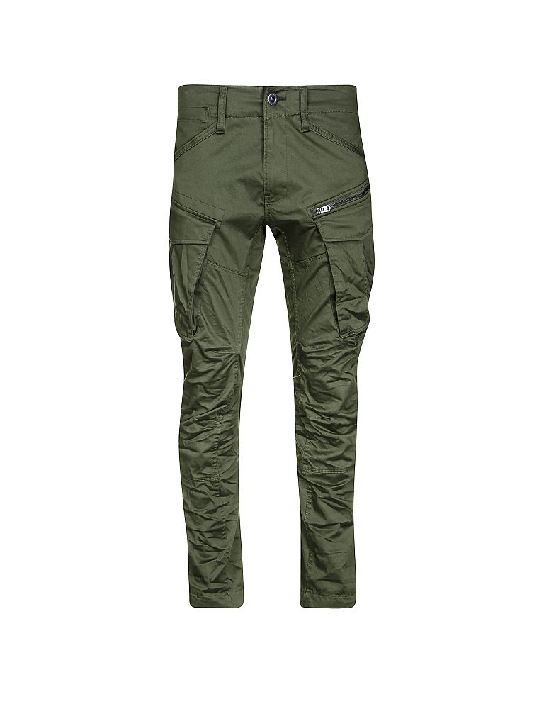 Pantaloni cargo ROVIC 3D con vestibilità affusolata oliva 31/L34