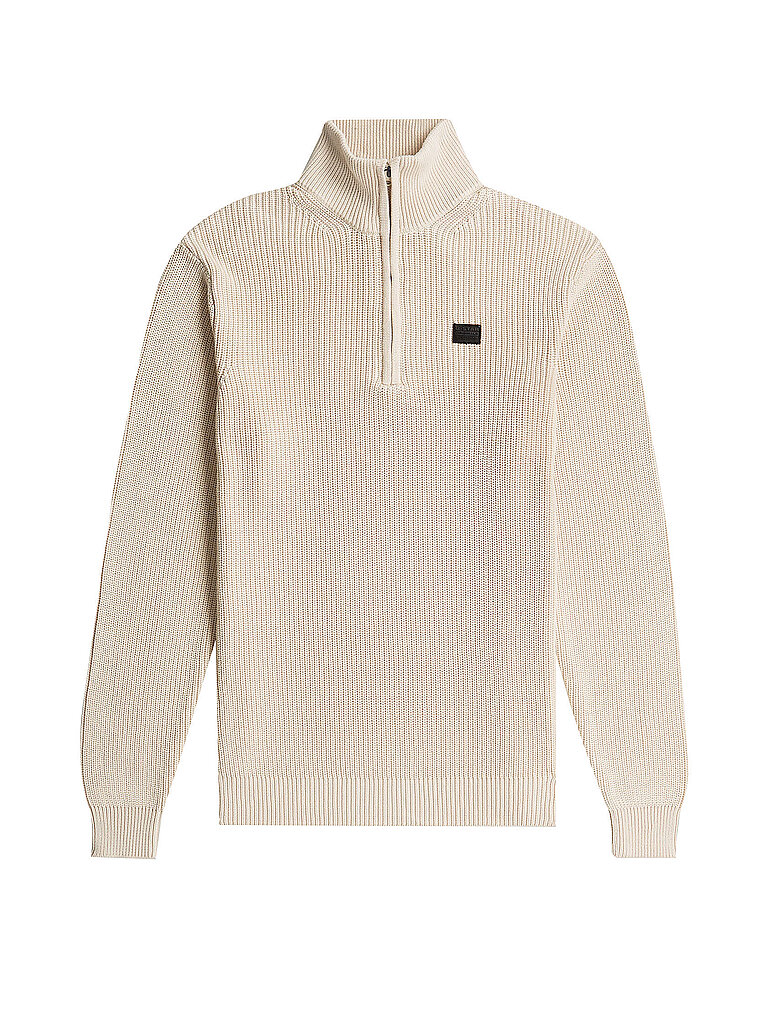 Pullover Troyer beige XXL